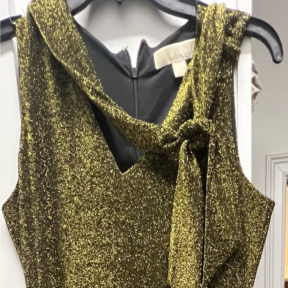 Michael Kors Black and Gold, shimmer pants suit